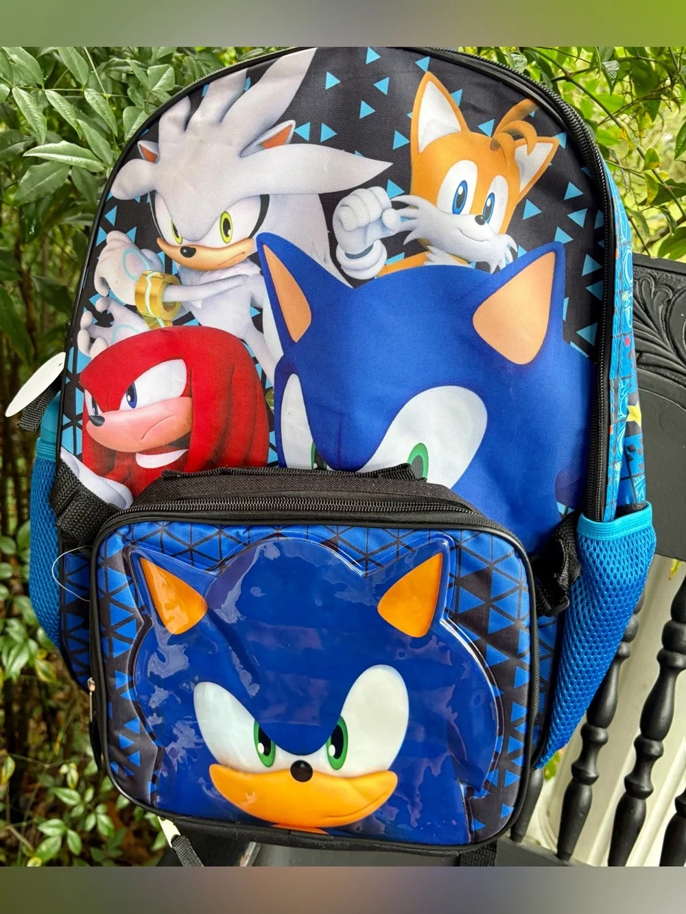 NWT SONIC THE HEDGEHOG Backpack & Lunch Set - 5 Piece